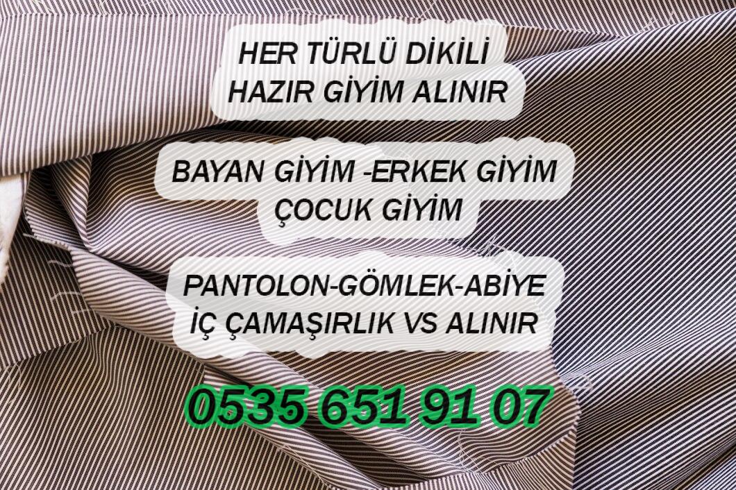 Üç İplik Kumaş Alıyorum