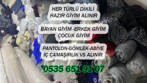 Giyim ve kumaş alımı 