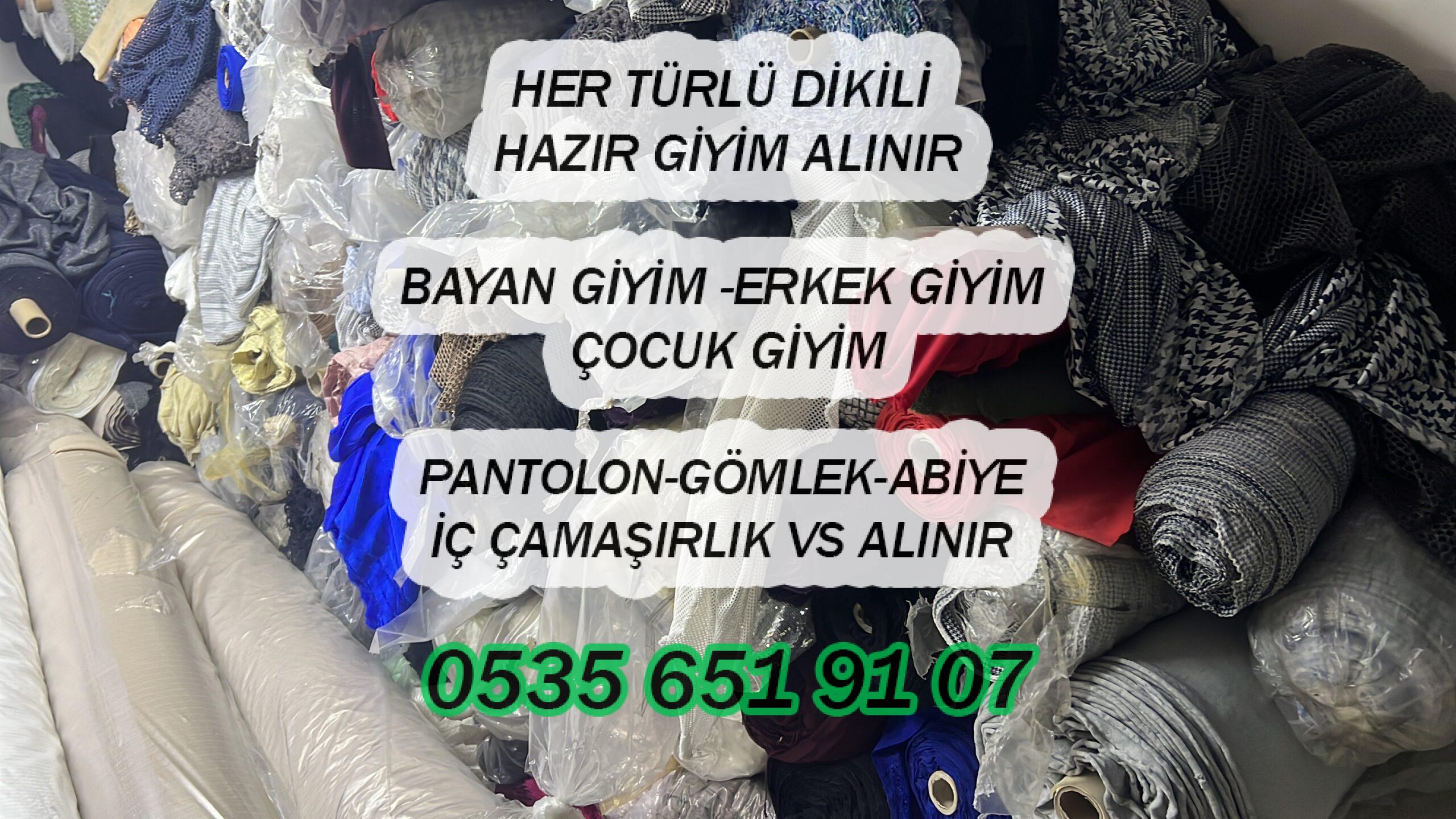 Giyim ve kumaş alımı